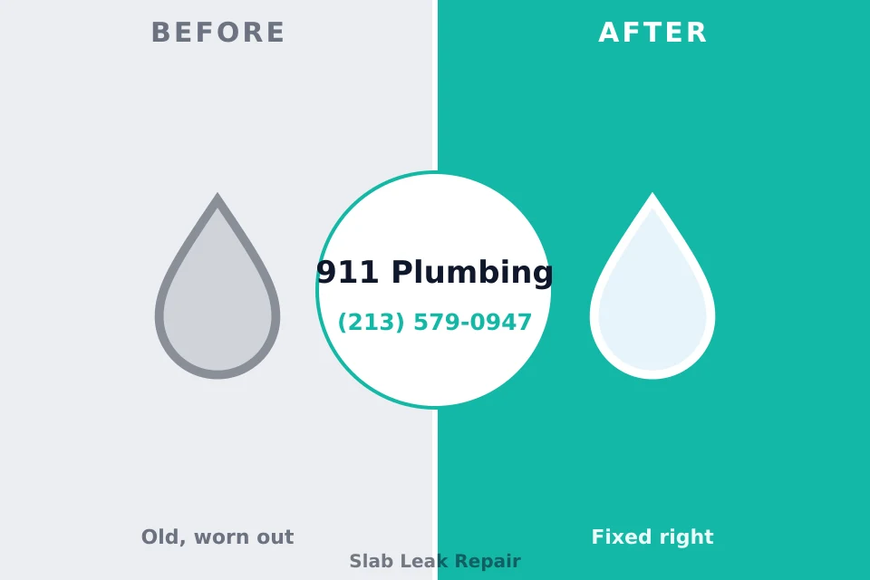 Before and after: plumbing company Piermont, NY